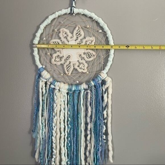 Boho Dreamcatcher Handmade Wall Decor Accent Piece crochet - Picture 6 of 13